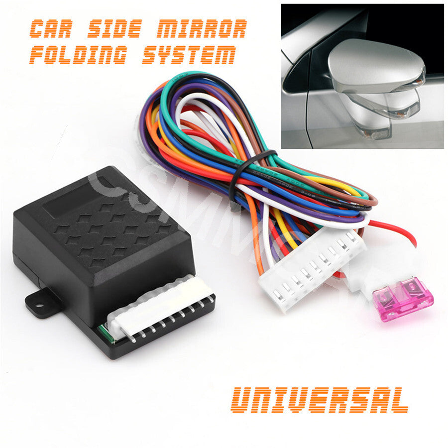 Rear View Mirror Folding Closer System 12V Controller Module Car Accessory