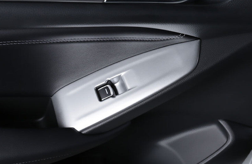 Glass Window Lifting Lock Panel Trim for Honda Accord 10th 18-2022 Sliver Matte