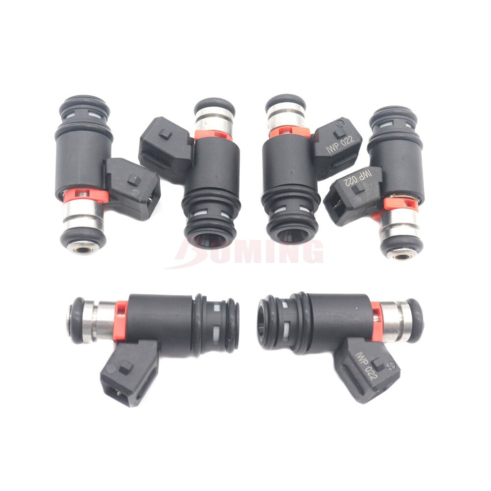 6PCS Fuel Injector For EUROVAN 1997-2003 for GOLF 1999-2002 for JETTA 1999-2002 V6-2.8L