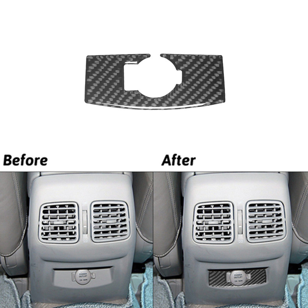 Carbon Fiber Interior Rear Power Outlet Cover Trim for Hyundai Azera 2006-2011