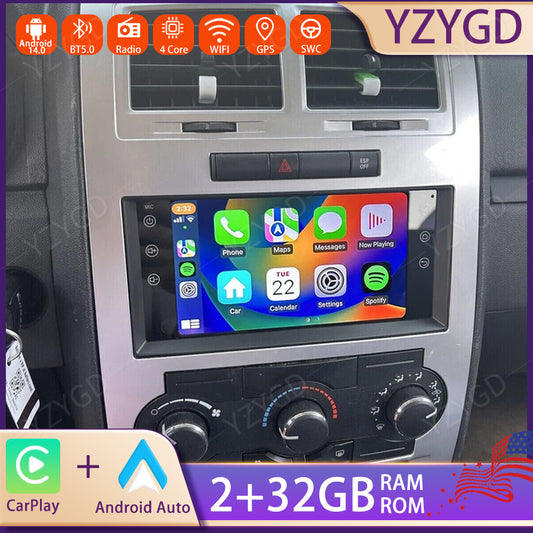 for Dodge for Charger 2008-2010 7 Android 14 Apple Carplay Car Radio GPS BT Screen