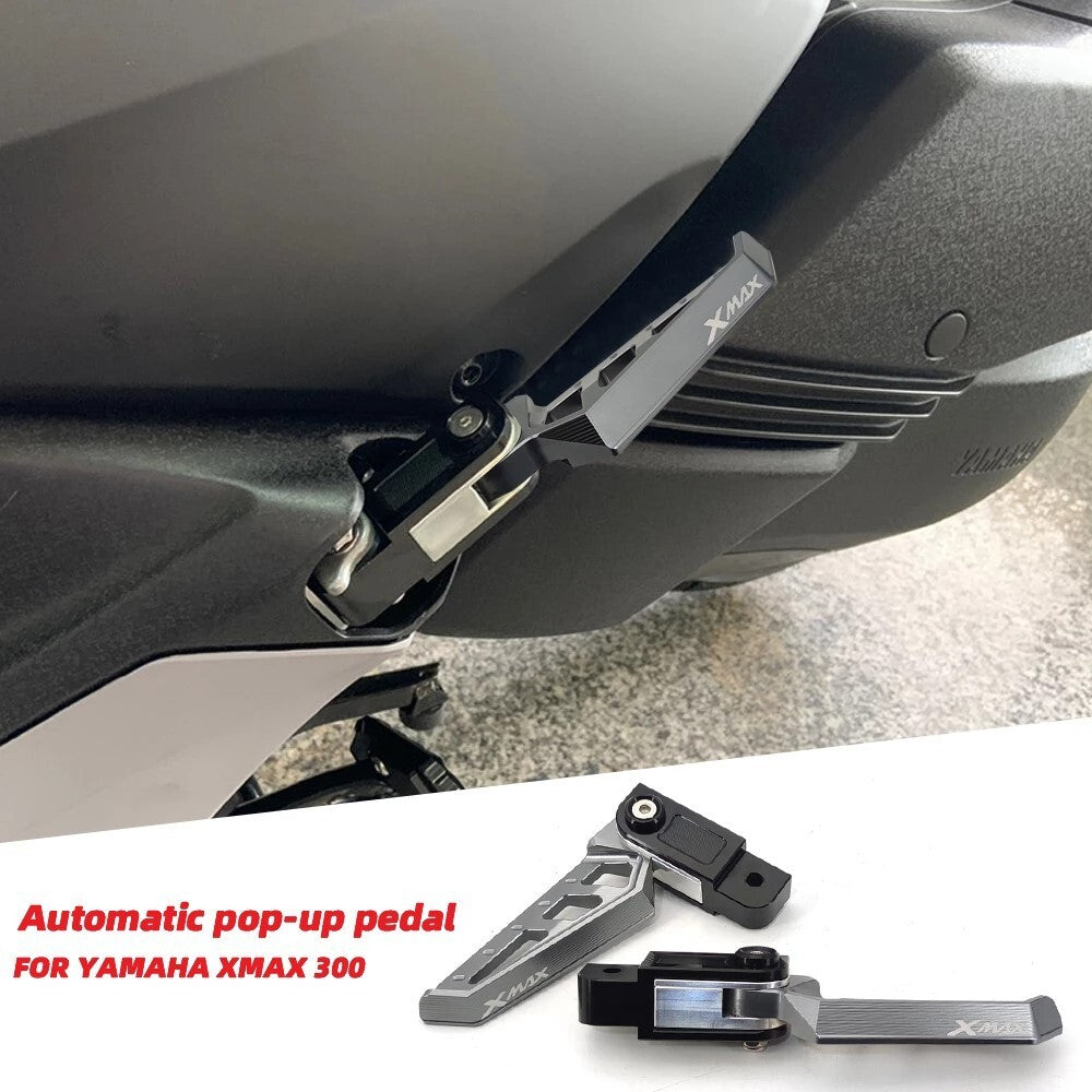 Motorcycle pedal for Yamaha xmax 300 Passengers automatically pop out pedals