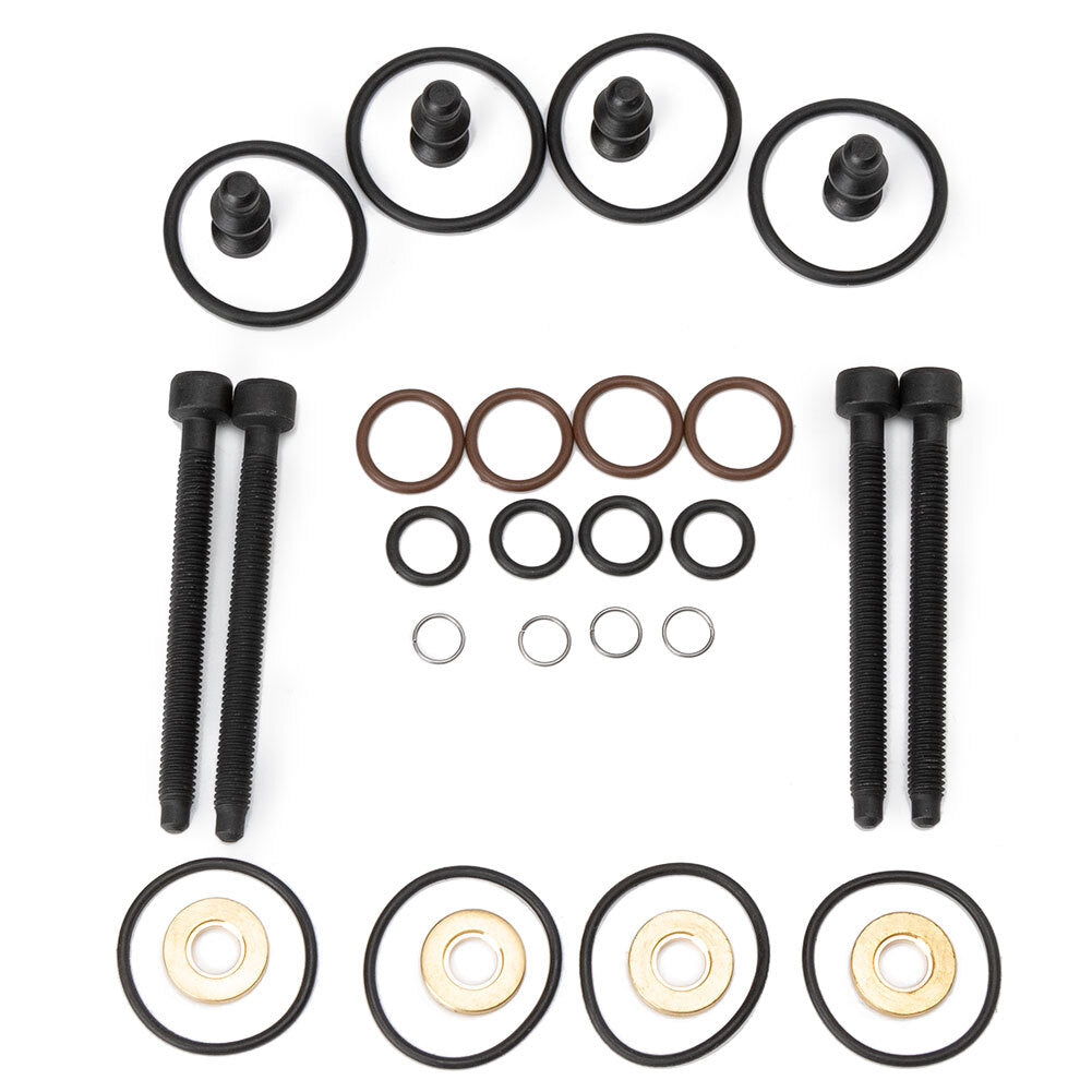 4x Seal Washer With Injector Clamp Bolts Kit for VW for Audi for Seat for Skoda 1.9 2.0 Tdi