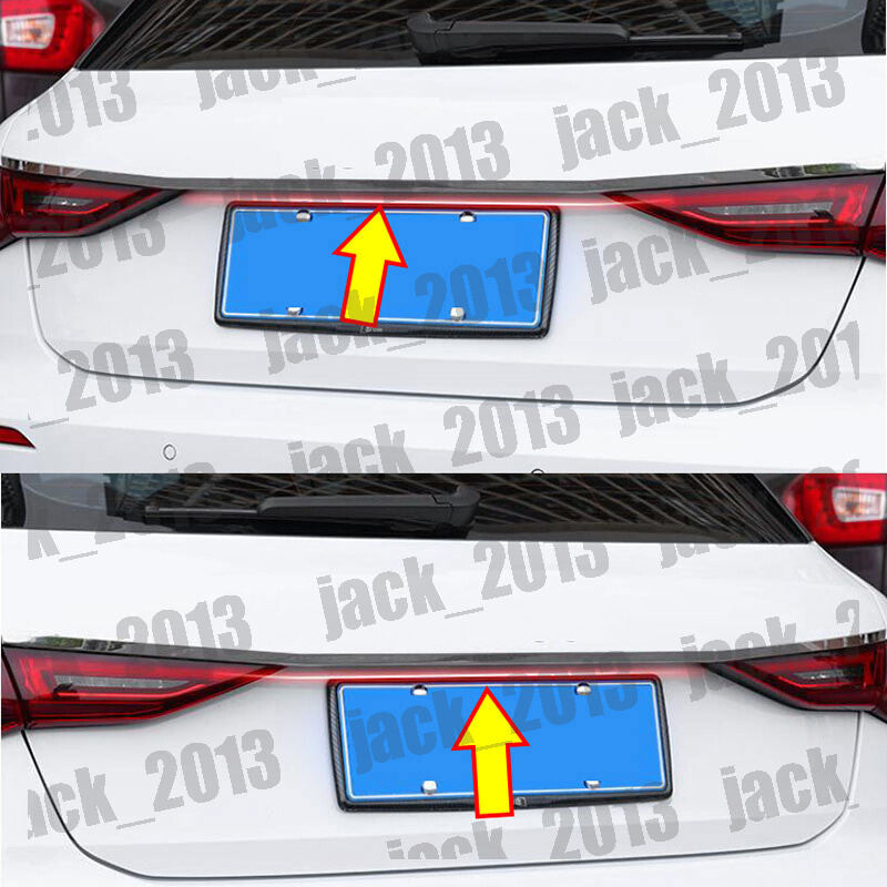 for Audi A3 2021-2024 Rear Door Trunk Lid Tail Gate Cover trim Sticker hatchback
