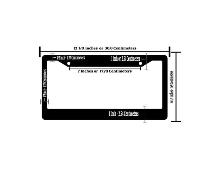 1 piece car license plate frame cover rear boot, 1 custom color for Mercedes-Benz
