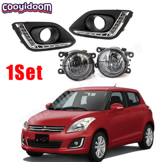 LED DRL Front Driving Running Light Fog Lamp Cover For 2014-2016 for Suzuki for Swift