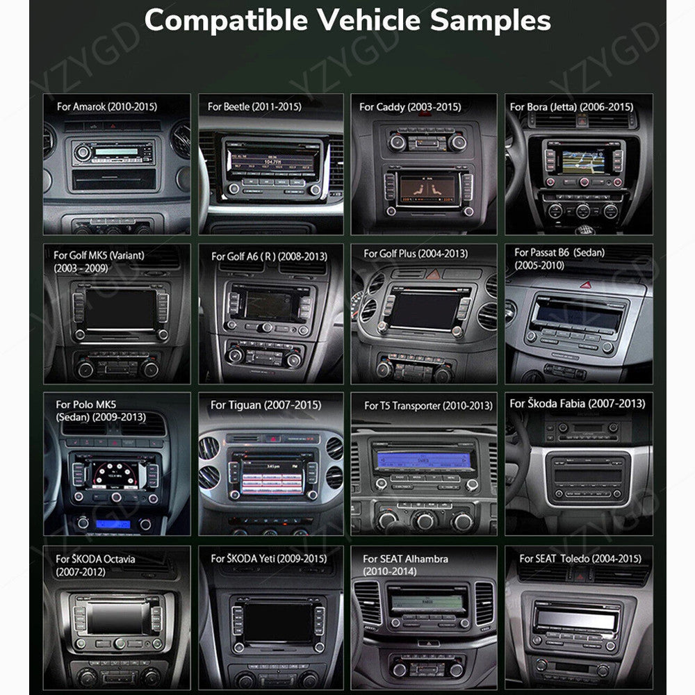for Volkswagen Caddy 2003-2015 Stereo Android Auto Carplay Car Radio Screen GPS