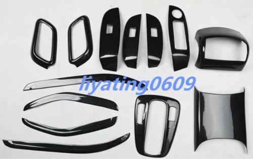 13-Piece Carbon Fiber Style Interior Trim Kit for Chevrolet Malibu 2012-2014
