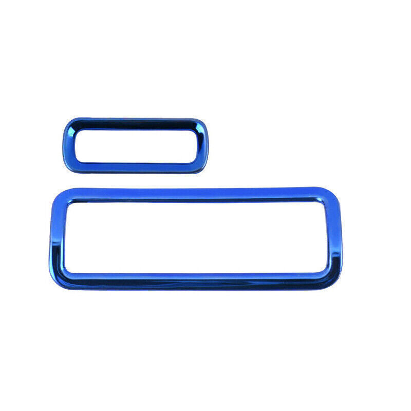 Headlight Button Frame Cover Trim Fit for Nissan Murano 2015-2021 Blue Titanium