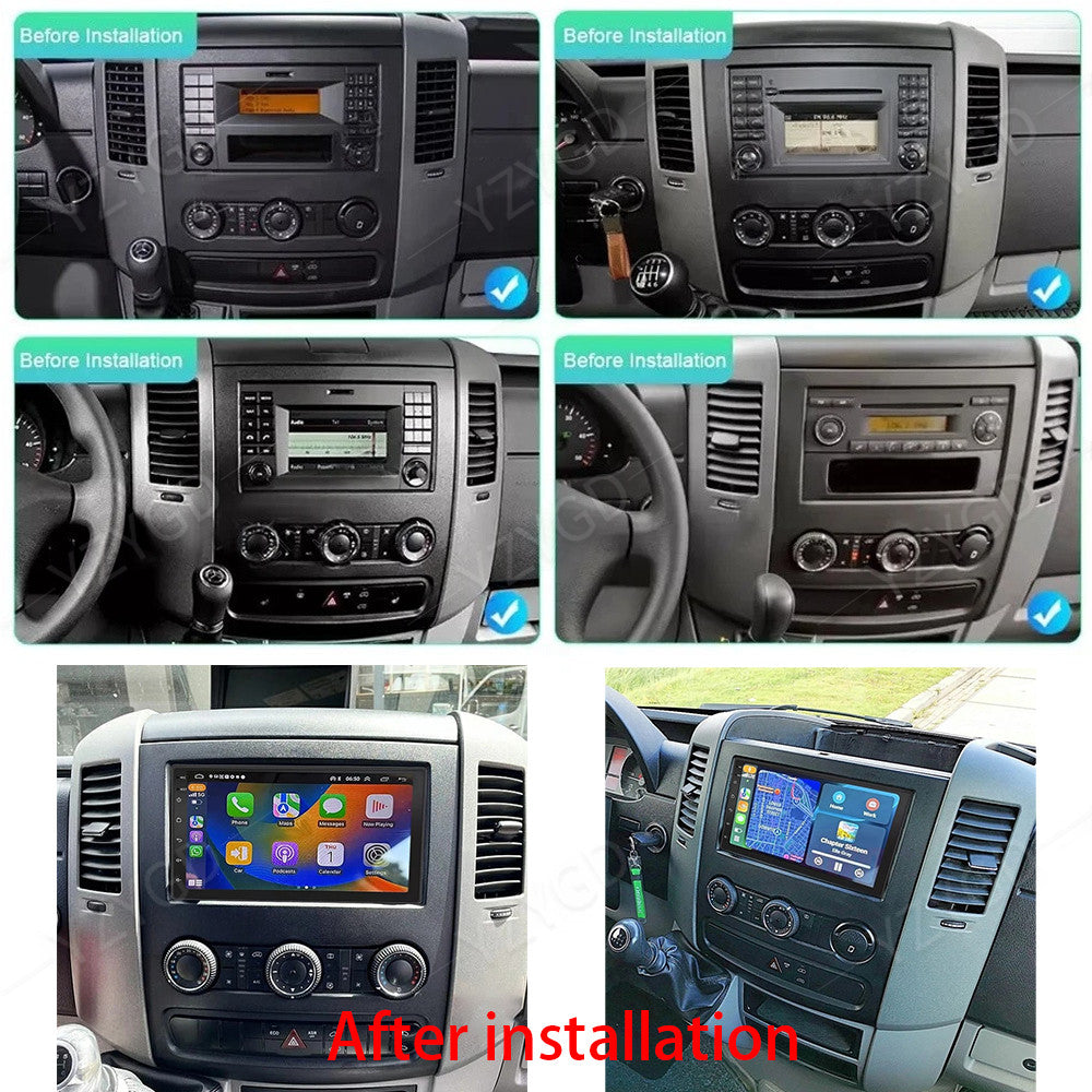 for Freightliner Sprinter 2007-2018 Stereo Android CarPlay Car Radio GPS Screen