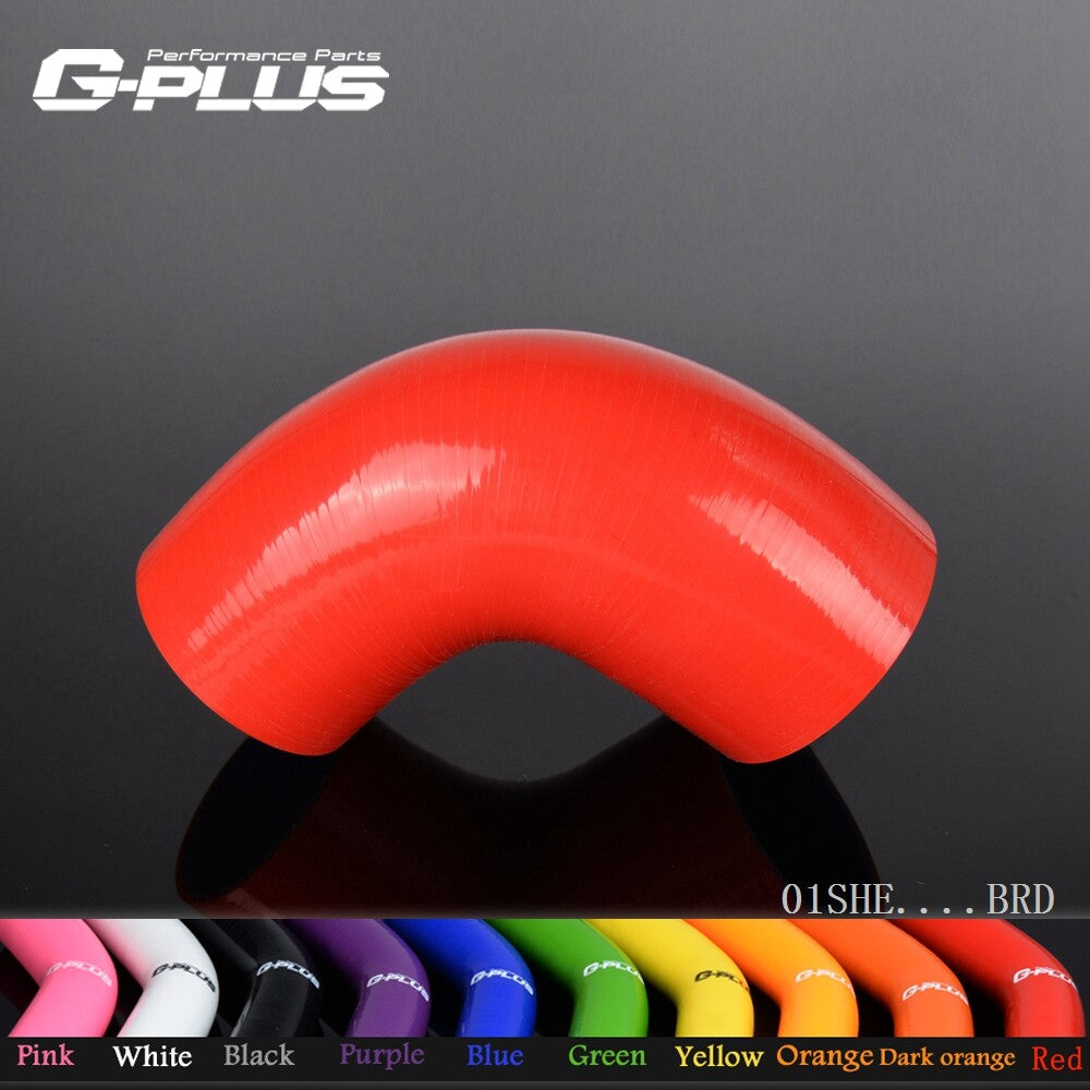 Suitable for 90-degree 25mm-45mm hose turbine silicone elbow joint hose red