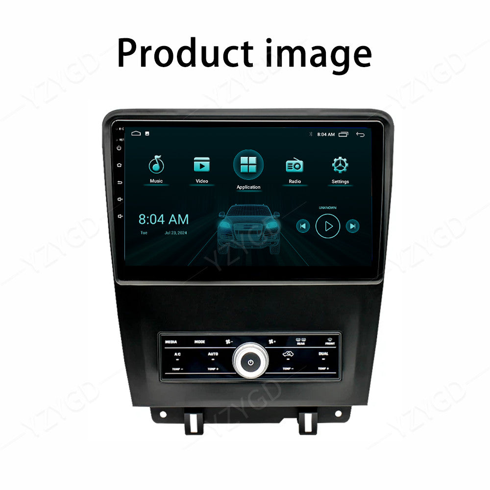 10 Android 14 Stereo Apple Carplay GPS Nav for Ford for Mustang 2010-2014 Car Radio