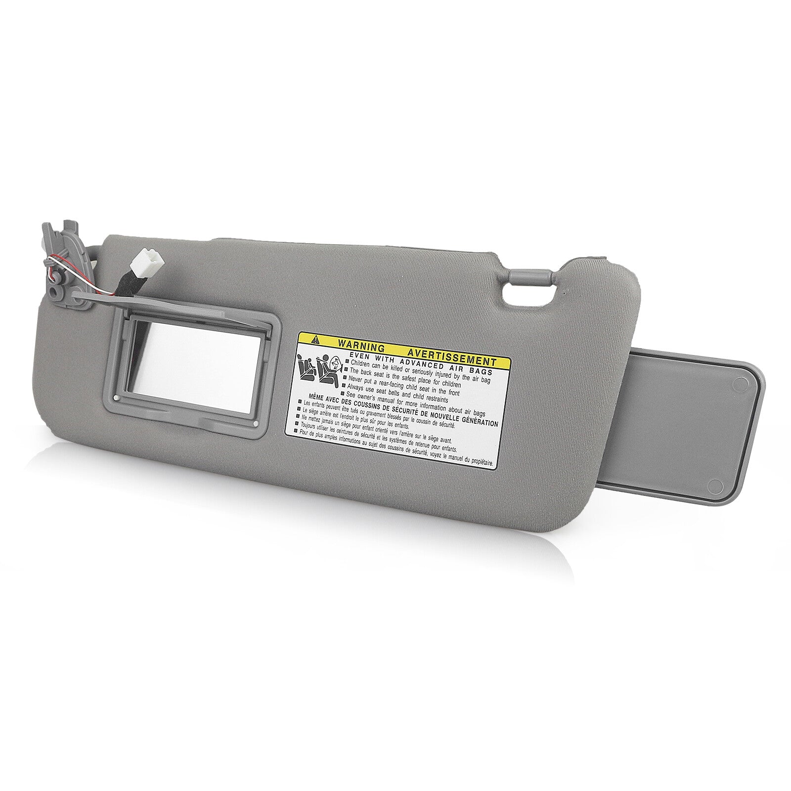 New 1x Driver Side Sun Visor Sunshade Kit Gray For 2006-2008 2007 for Hyundai Sonata