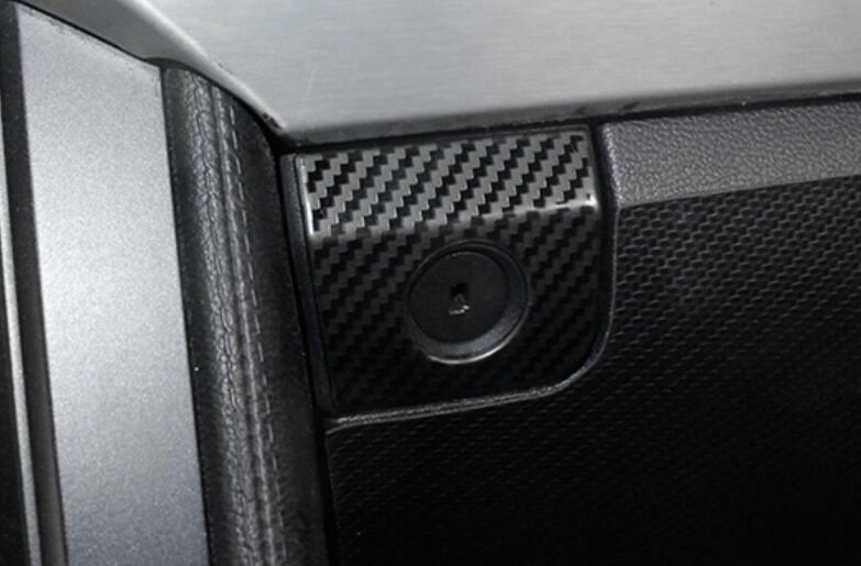 for Ford for Mustang 2015-2022 Steel Carbon Fiber for Co -Pilot Storage Box Bowl Trim 1PC
