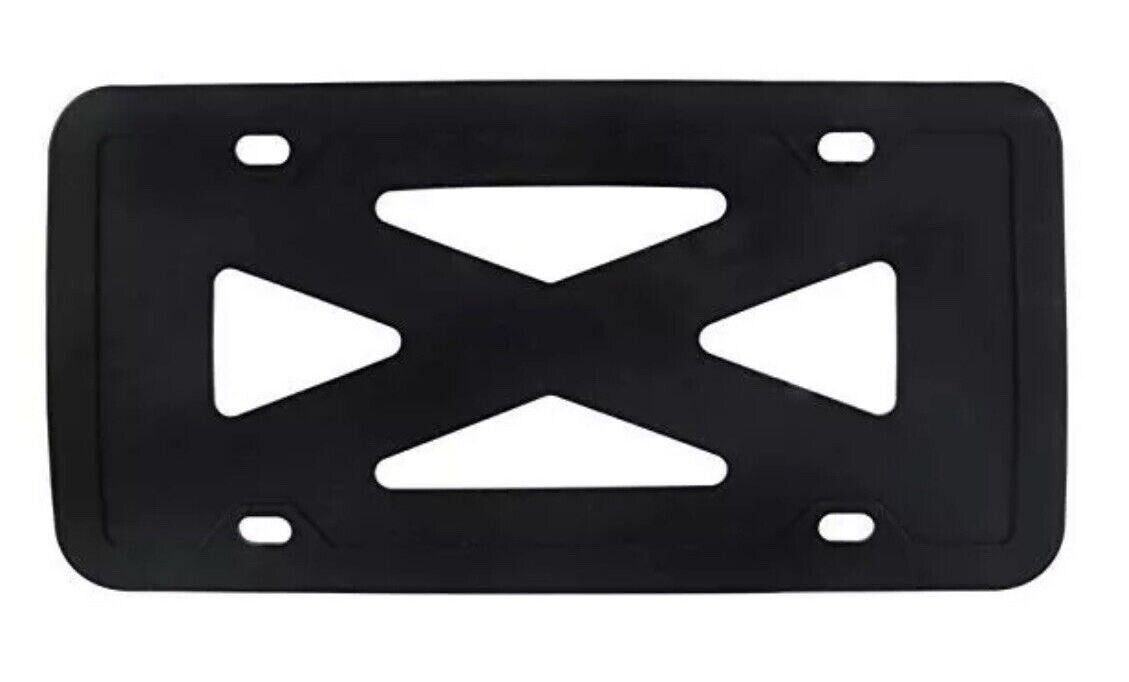 Car license plate frame cover cap, trunk black silicone, suitable for Subaru