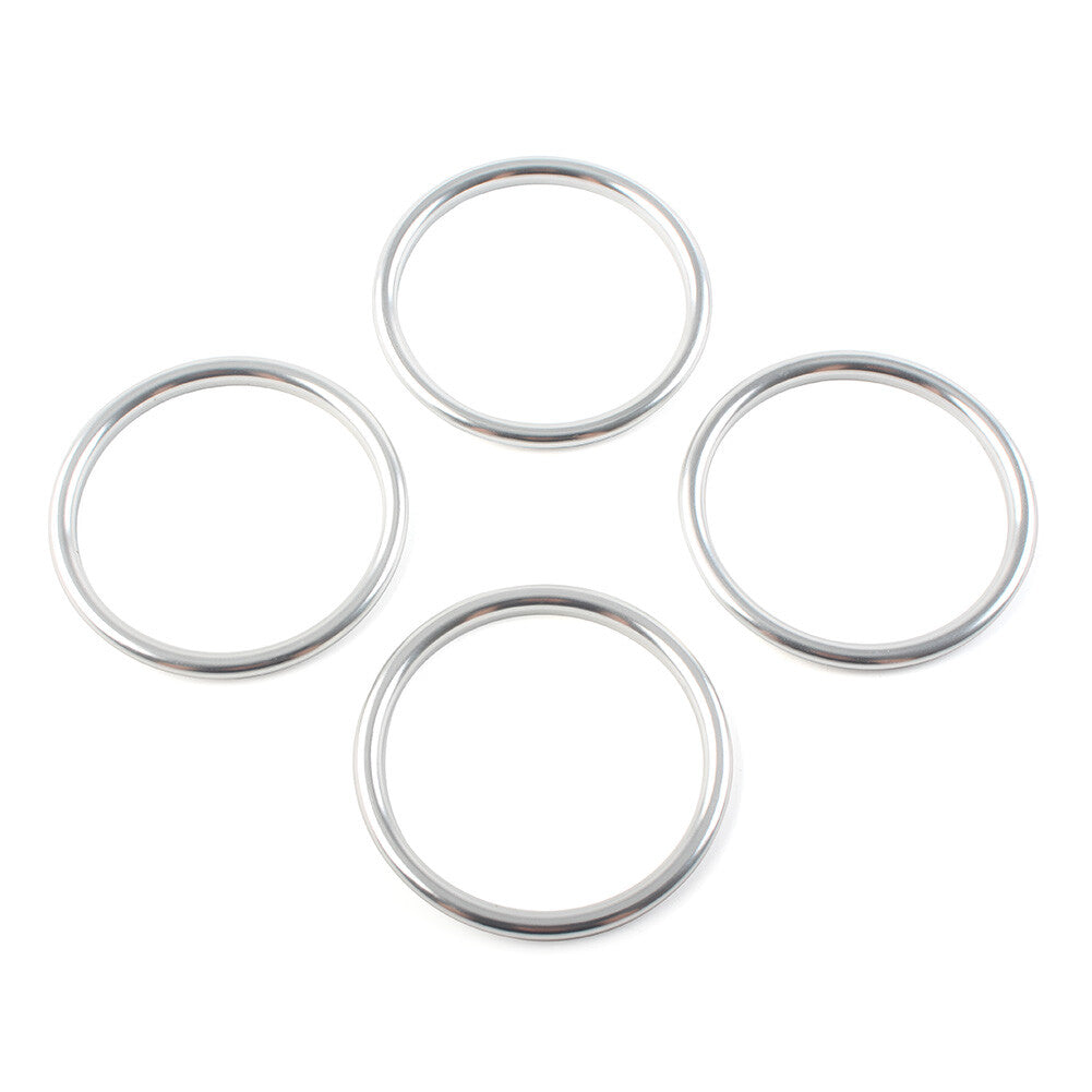 AC Air Condition Vent Outlet Inner Ring Trim Silver for Audi A1 S1 8X 2010-2018