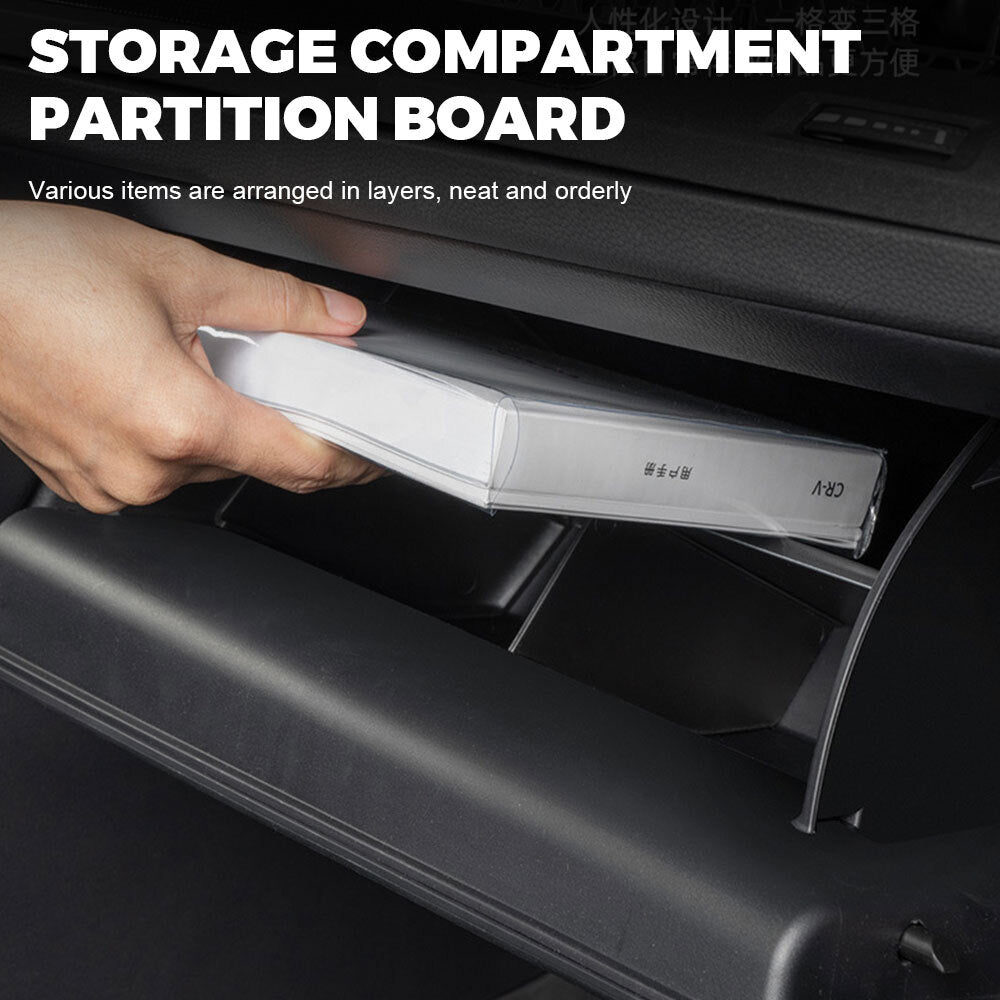 For 2023-2024 for Honda CRV Glove Box Dashboard Storage Organizer Dividers Accessory