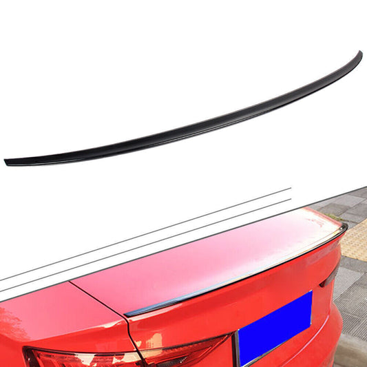 Tail Wing Rear Trunk Spoiler ABS Fit for AUDI A3 2014-2017 2018 2019 Gloss Black