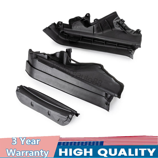 3-piece pack of upper engine partition panels for BMW X5 E70 2006-13.