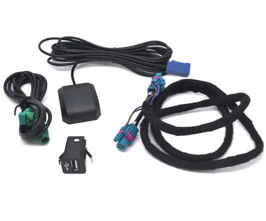 for BMW NBT EVO F30 F20 Navigation RETROFIT HSD CABLE Monitor USB GPS antenna
