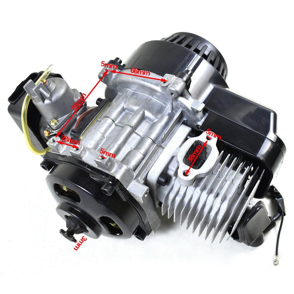 49cc 50cc 2 Stroke Engine Motor Kit ATV Go Kart Scooter Pocket Dirt Bike Buggy