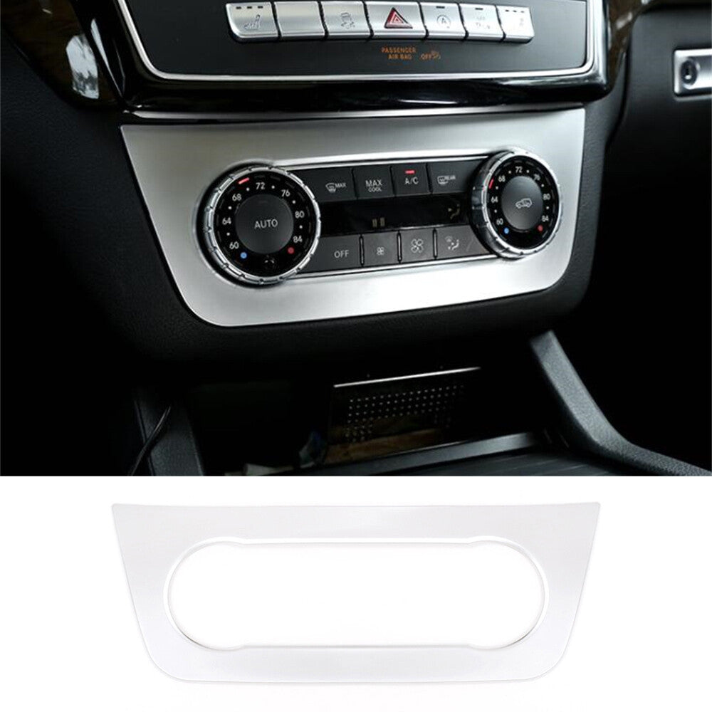 Silver ABS Center AC Switch Adjustment Panel Trim for Benz GL GLE GLS ML 2013-19