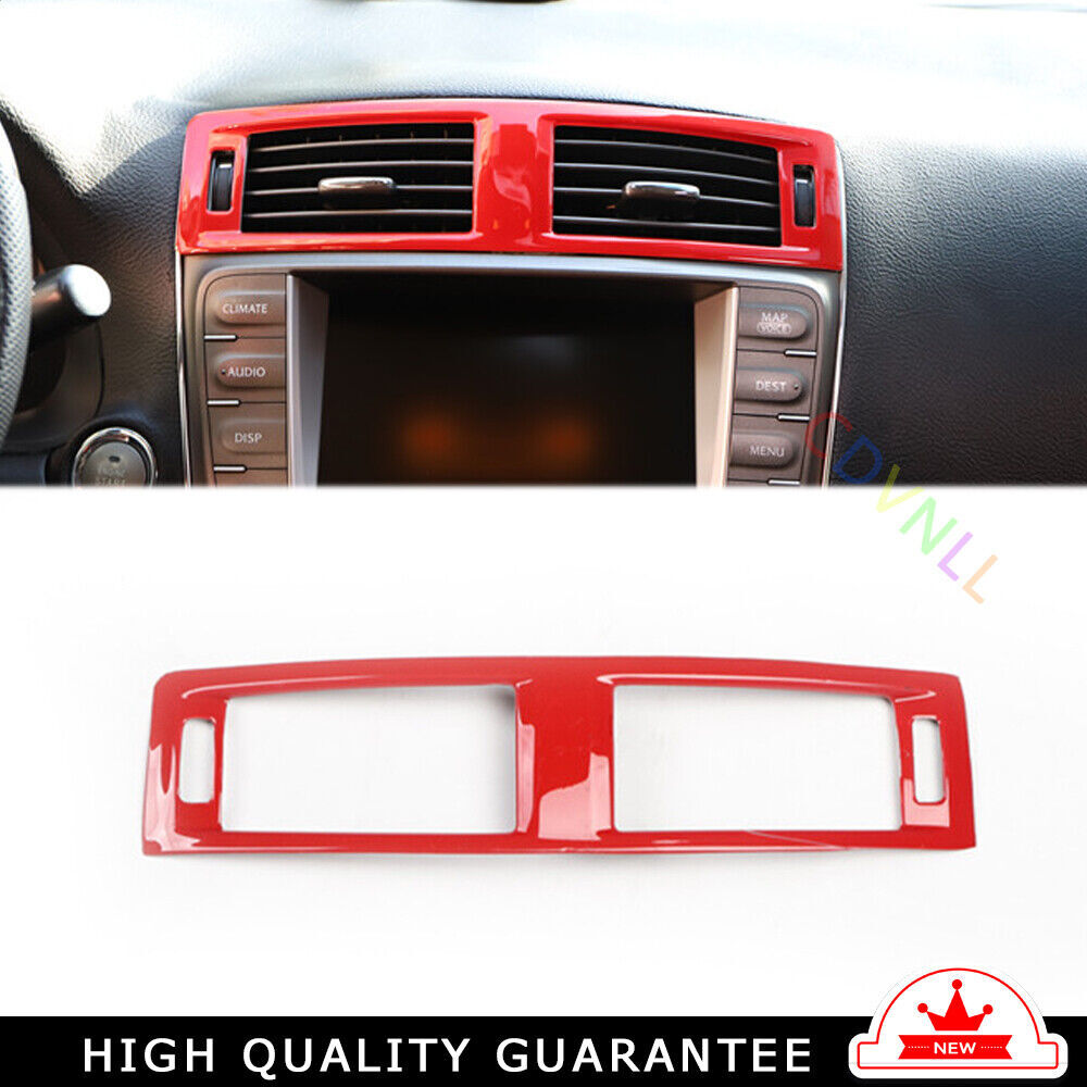 Middle Air Outlet Vent Cover Trim Inner 1PCS Fit for Lexus IS 2006-11 Bright Red