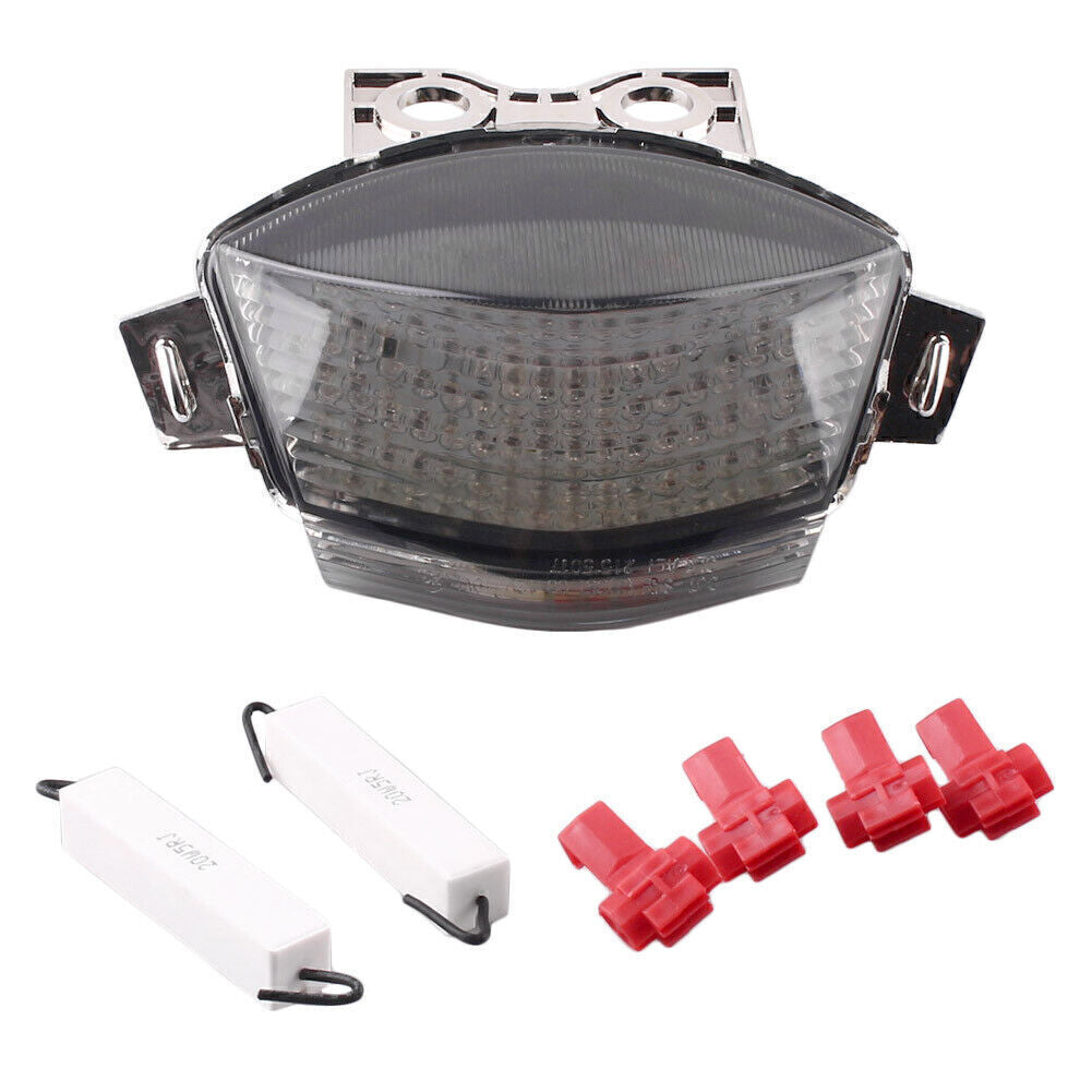 LED Tail Light w/ Turning Signal Lamp Lens Smoke Fit for KAWASAKI ER-6 2006-2008