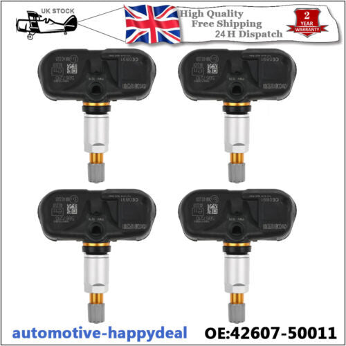4X for TOYOTA  for LEXUS GS300 GS430 TPMS TYRE PRESSURE SENSOR 42607-50011