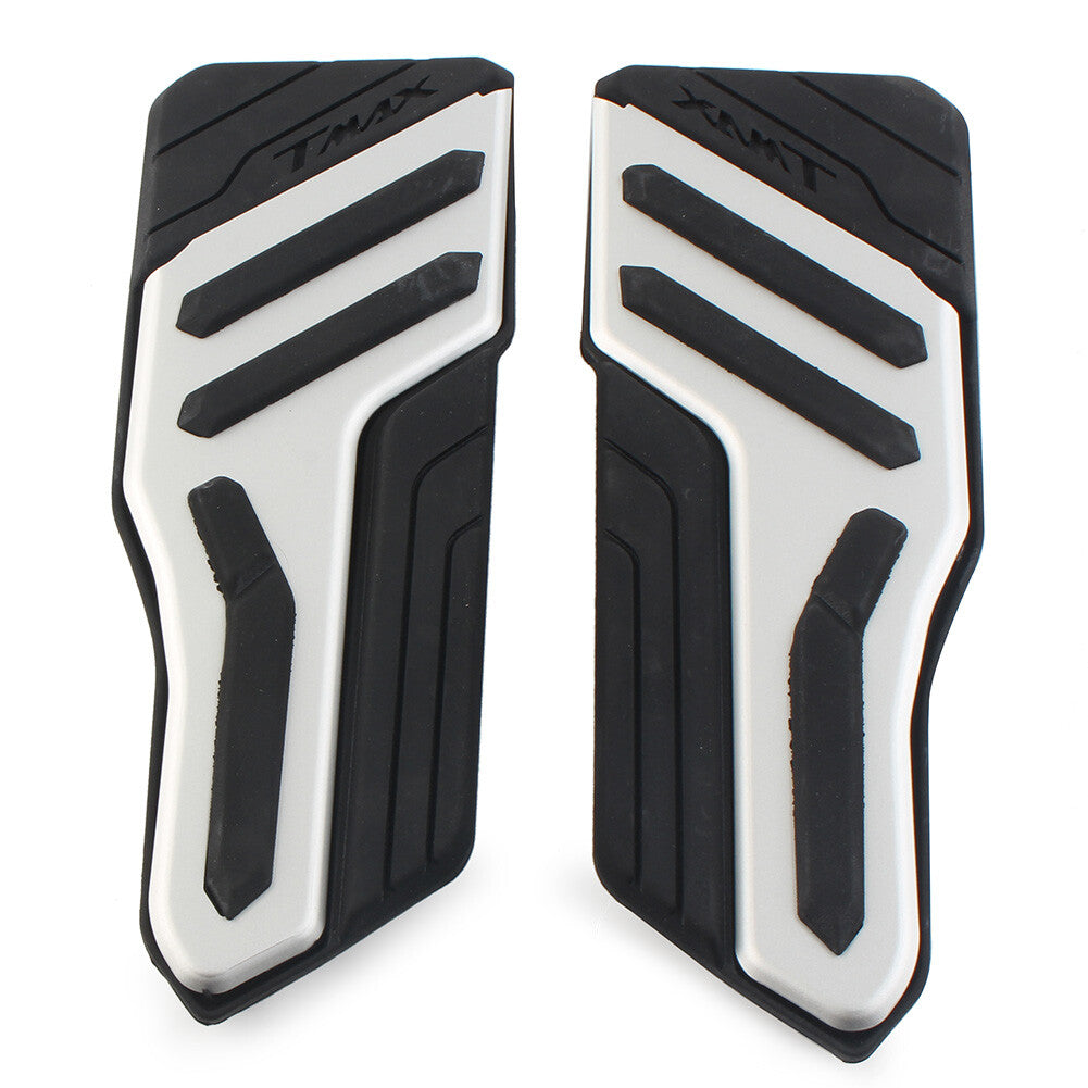 Foot Pedals Pegs Footrests Footpad Footboard for Yamaha T-MAX 560 2022 Silver