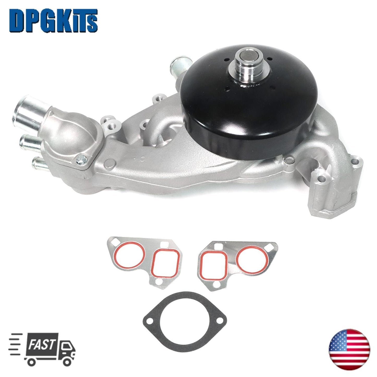 Engine Water Pump + Thermostat for 07-19 for Chevrolet for GMC Vortec 4.8L 5.3L 6.0L