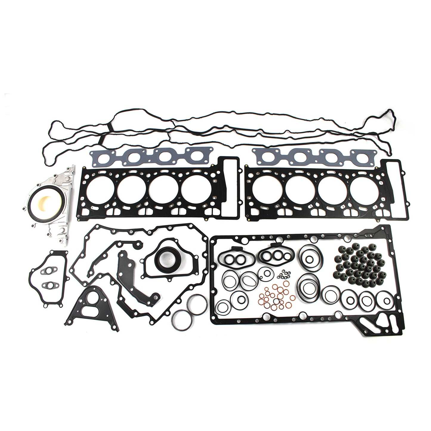 N63 Engine Overhaul Rebuild Kit Main Bearings Guide Set Pistons Rings for BMW