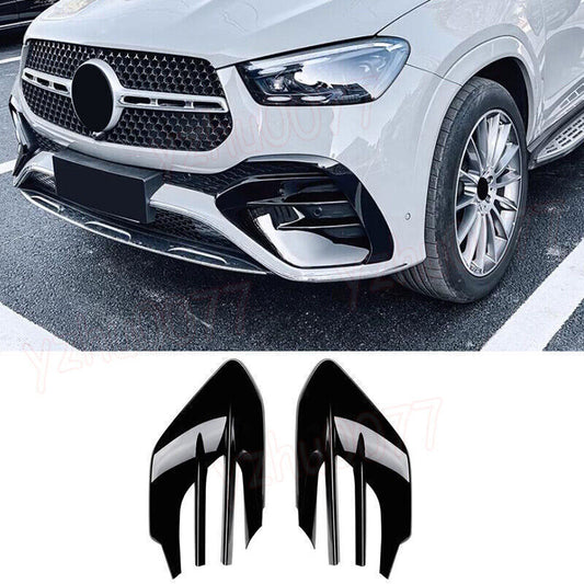 For 2024 for Mercedes-Benz GLE-Class SUV 450 AMG 53 Black Front Air Vent Trim Covers