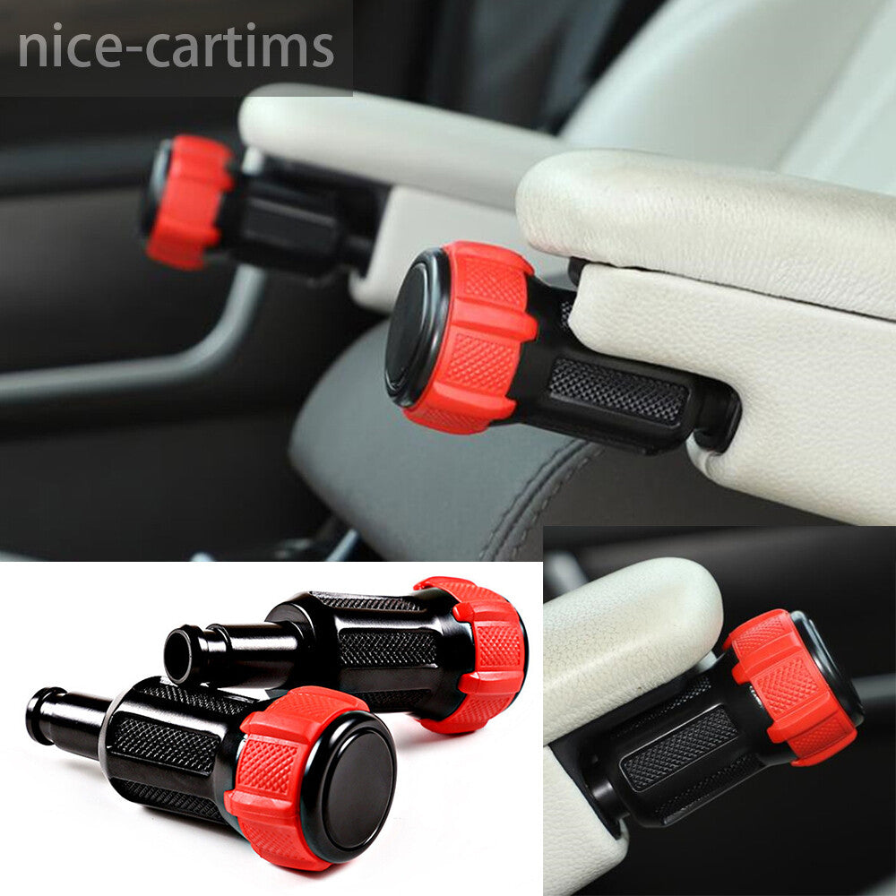 Alloy Red Replace Armrest Knob Head Trim for Land Rover Discovery 5 Vogue /Sport
