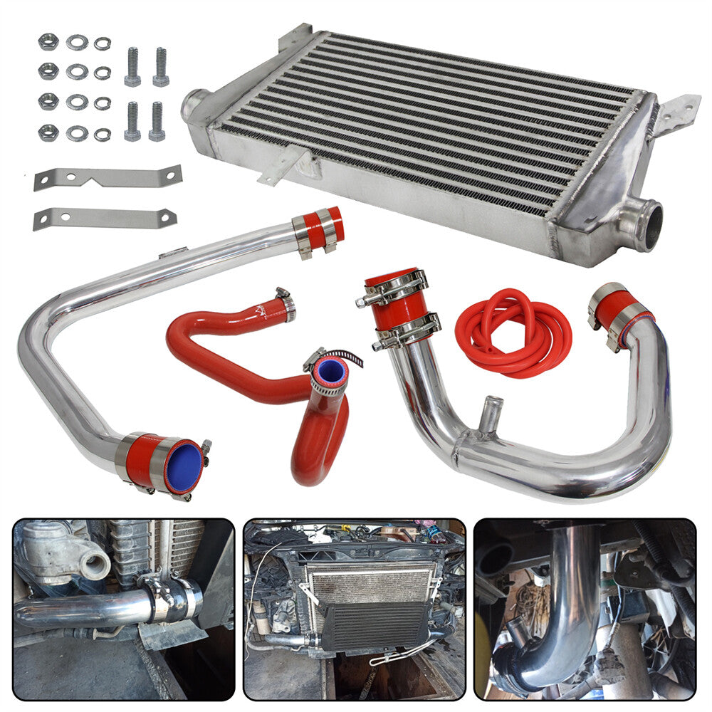 Front Mount Intercooler Kit for VW for Passat for Audi A4 B5 Quattro 1.8T 96-01 Red