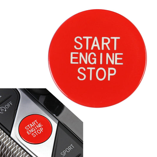 Auto-Motor vorne Start-Stopp-Schalter-Abdeckung Trim f¨¹r for BMW 3 8 X-Serie Rot