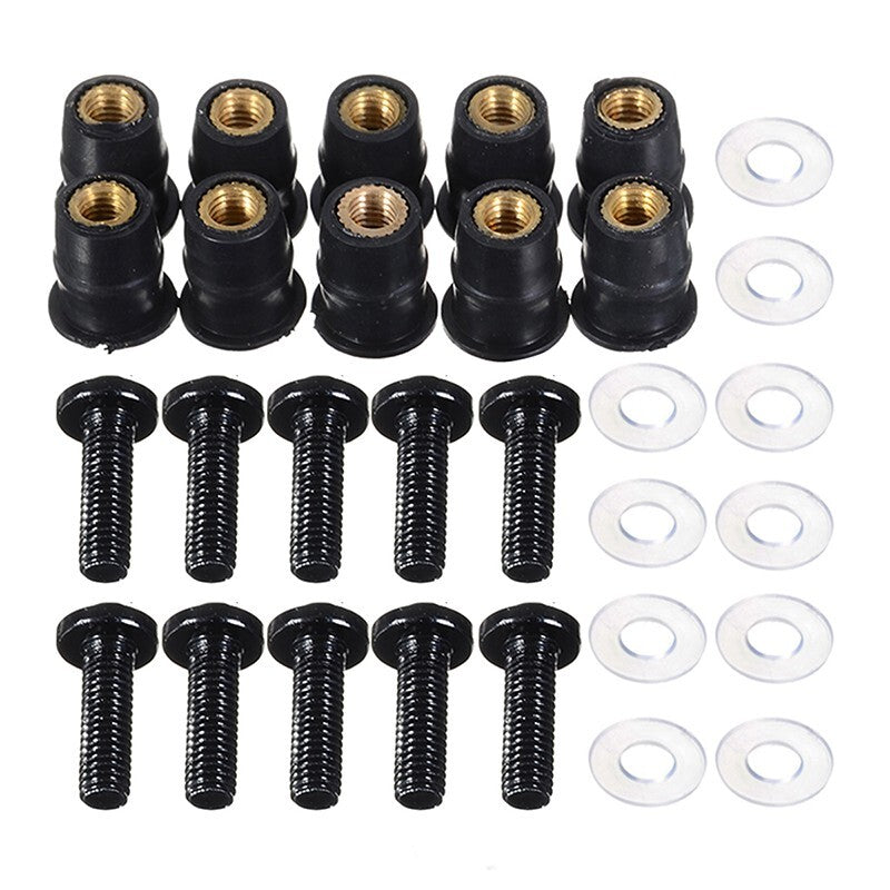10PCS Windscreen Windshield Bolt Screw Kit Fit for DUCATI 916/996/1299/1200/1098