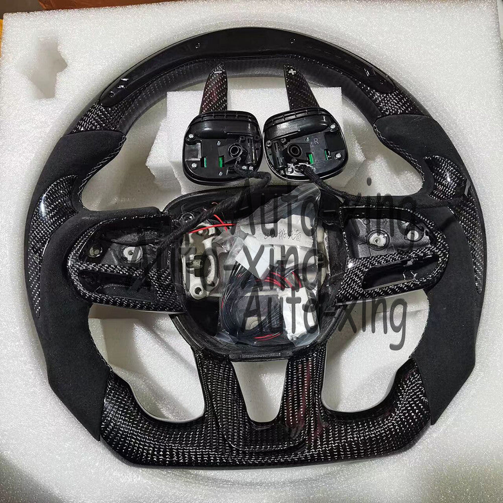 New Carbon Paddle shifters for Dodge Charger for Challenger SRT R/T Steering Wheel
