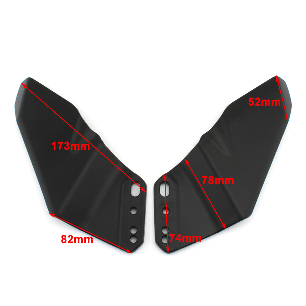 Carbon Fiber Winglet Aerodynamic Wing Kit Spoiler Fit for Kawasaki 400 for Suzuki