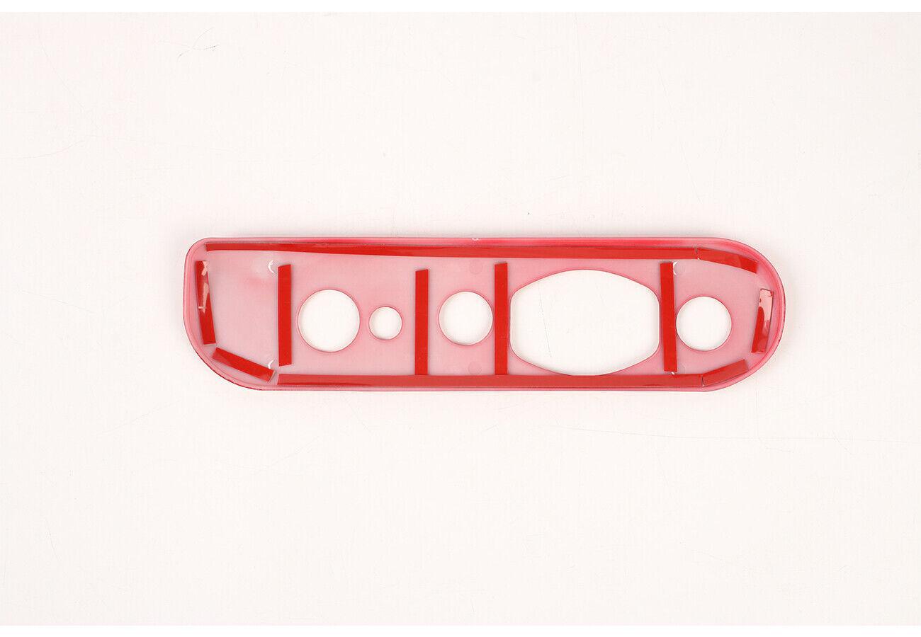 Red ABS Rear Tailgate Lock Buckle Panel Cover Trim Fit for Ford Bronco 2021-23