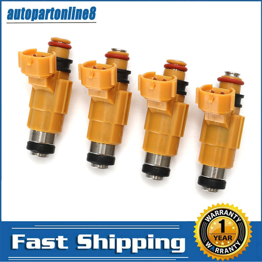 Four fuel injectors suitable for marine for Yamaha F150 outboard motors and for Mitsubishi 2.4 CDH275 FJ871