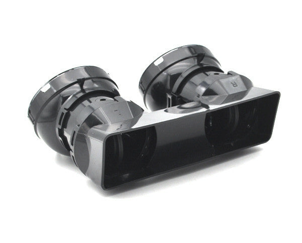 2x Rear Turbo air ac vent purifier for Mercedes-Benz E class W213 2016-2021