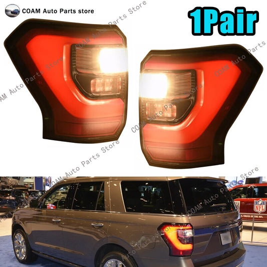 LHRH LED taillights for Ford Expedition 2018 - 2021 warning brake lights