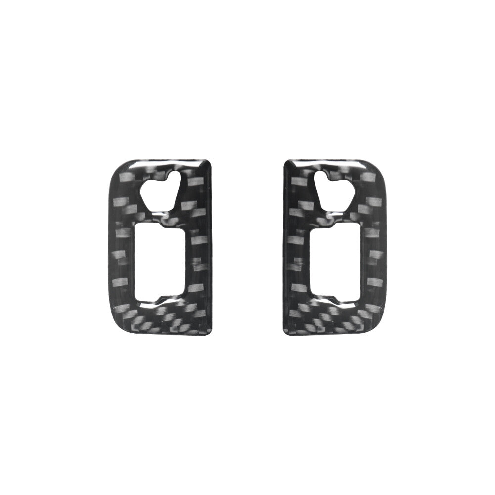 Carbon Fiber Interior for Seat Heating Panel Cover Trim for Hyundai Azera 2006-2011