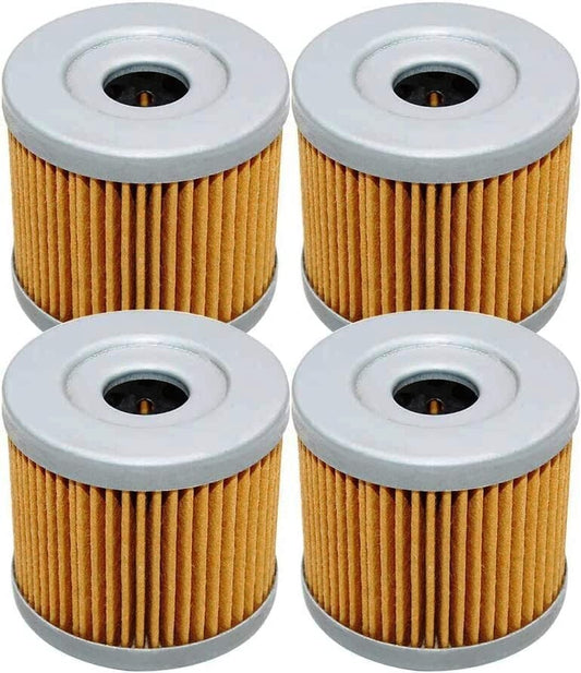 4 Pack Motorcycle Oil Filters for Suzuki GN125 E GN125E 1982-2000