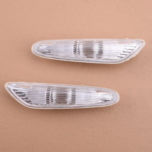 2x Clear Lens Side Indicators Light Turn Signal fit for BMW 328i 2007-11 New
