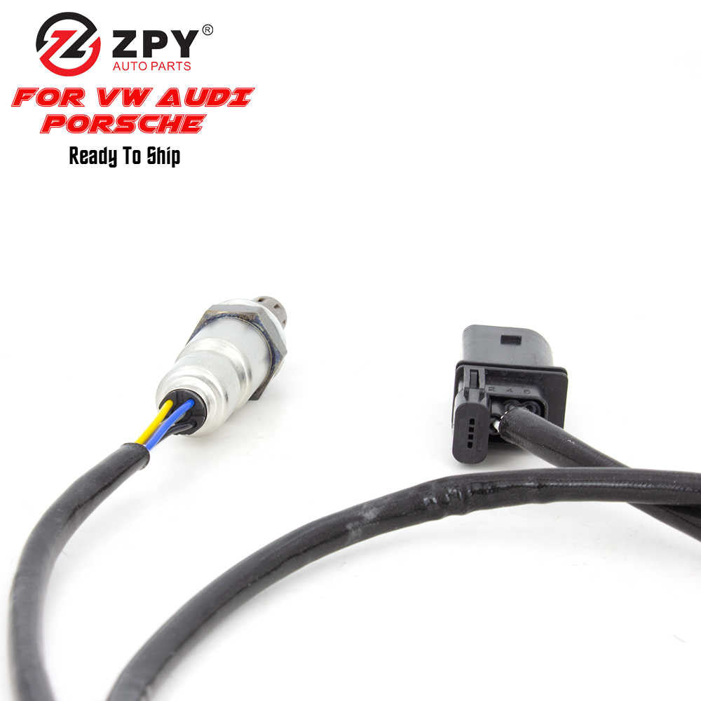 ZPY for Audi A1 2010 Front Right Oxygen Sensor 06E906262M Plastic Metal Black