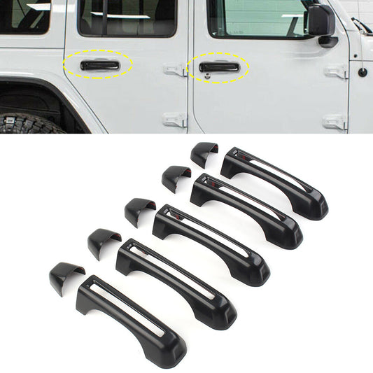 for Jeep for wrangler JL 2018-2020 4-DR ABS Tailgate Door Handle Cover Trim