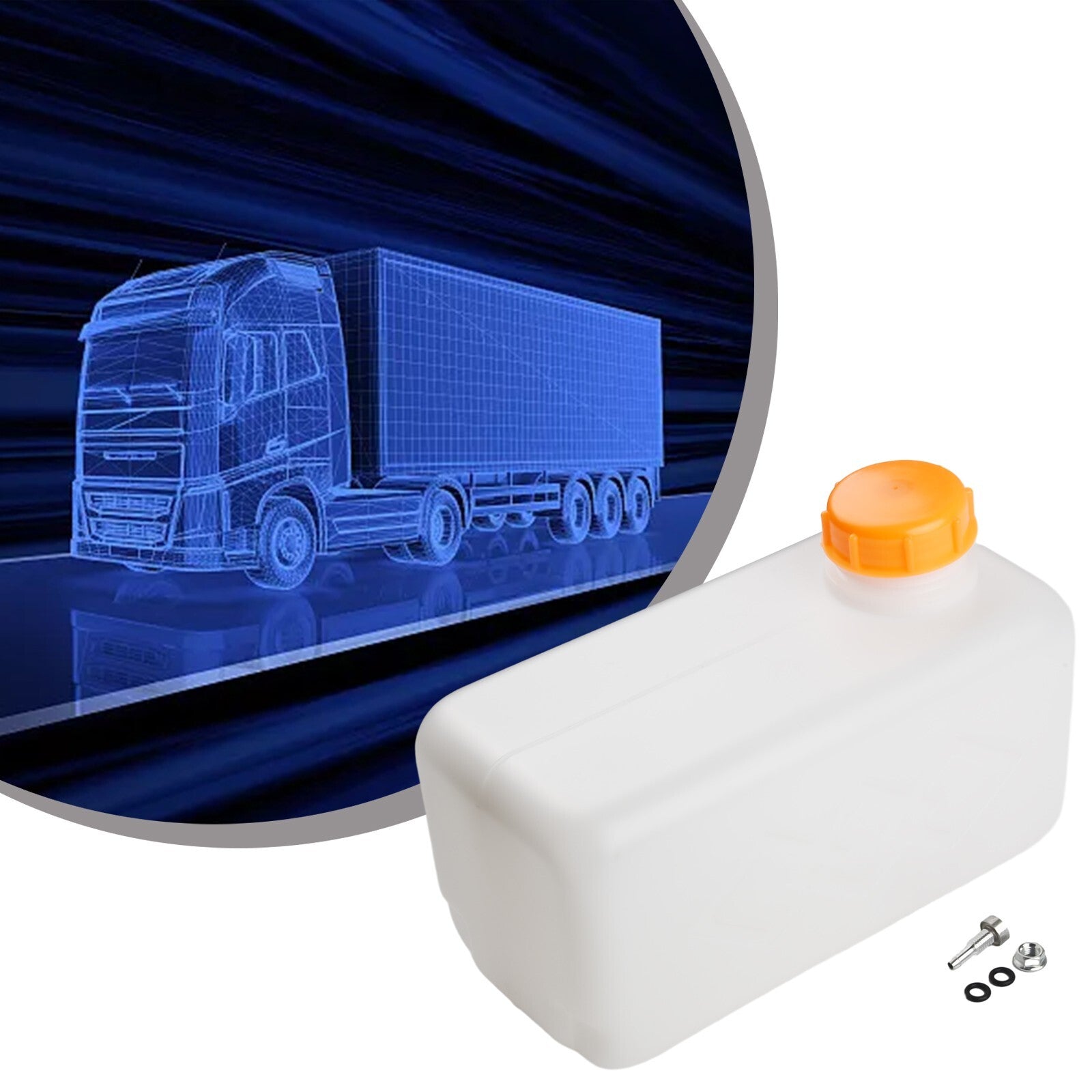 5.5L Plastic Fuel Oil/Gasoline Tank Kit For Car Truck Air Diesel Parking Heater