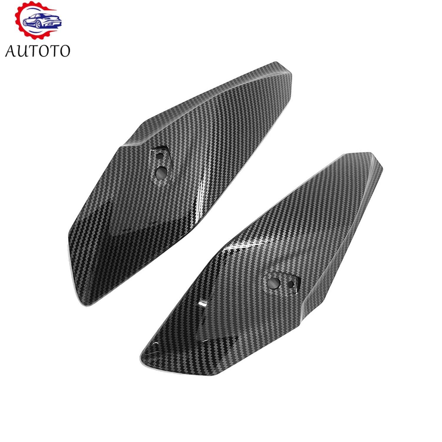 for BMW S1000R Carbon Fiber Side Headlight Nose Turn Signal Fairing 2014-2020